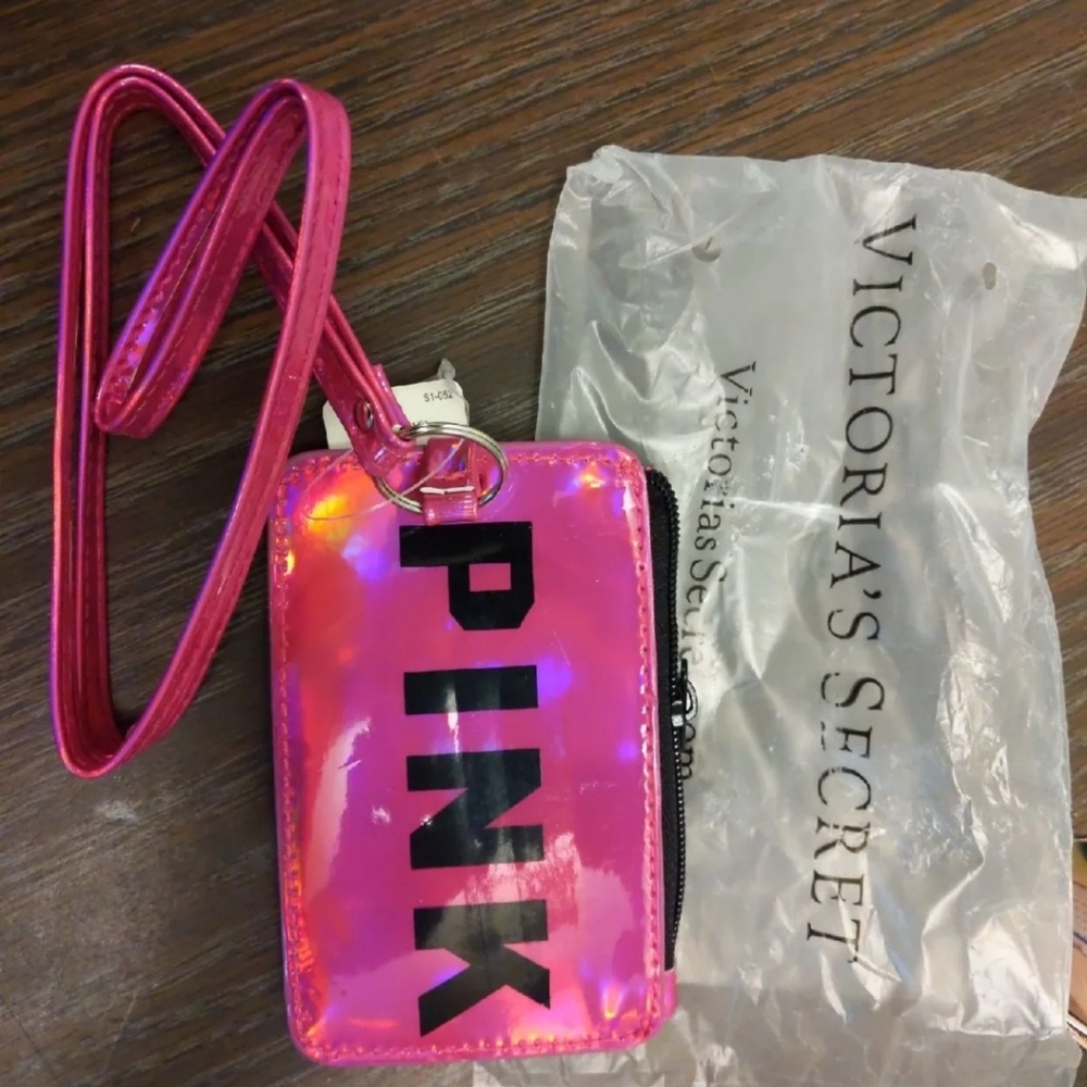PINK wallet/lanyard